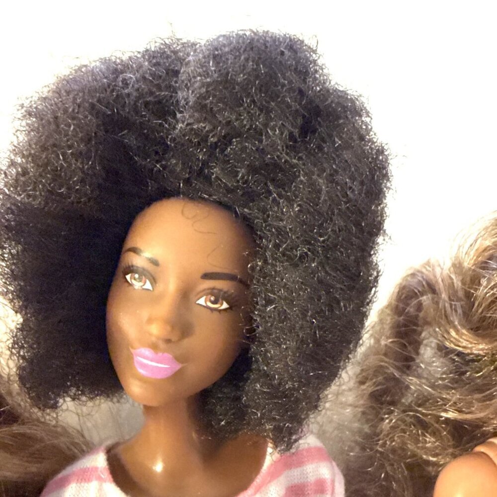4 BARBIE Doll Diverse Lot MATTEL Ethnic Dark Skin Melanin Black African Afro - Picture 4 of 14